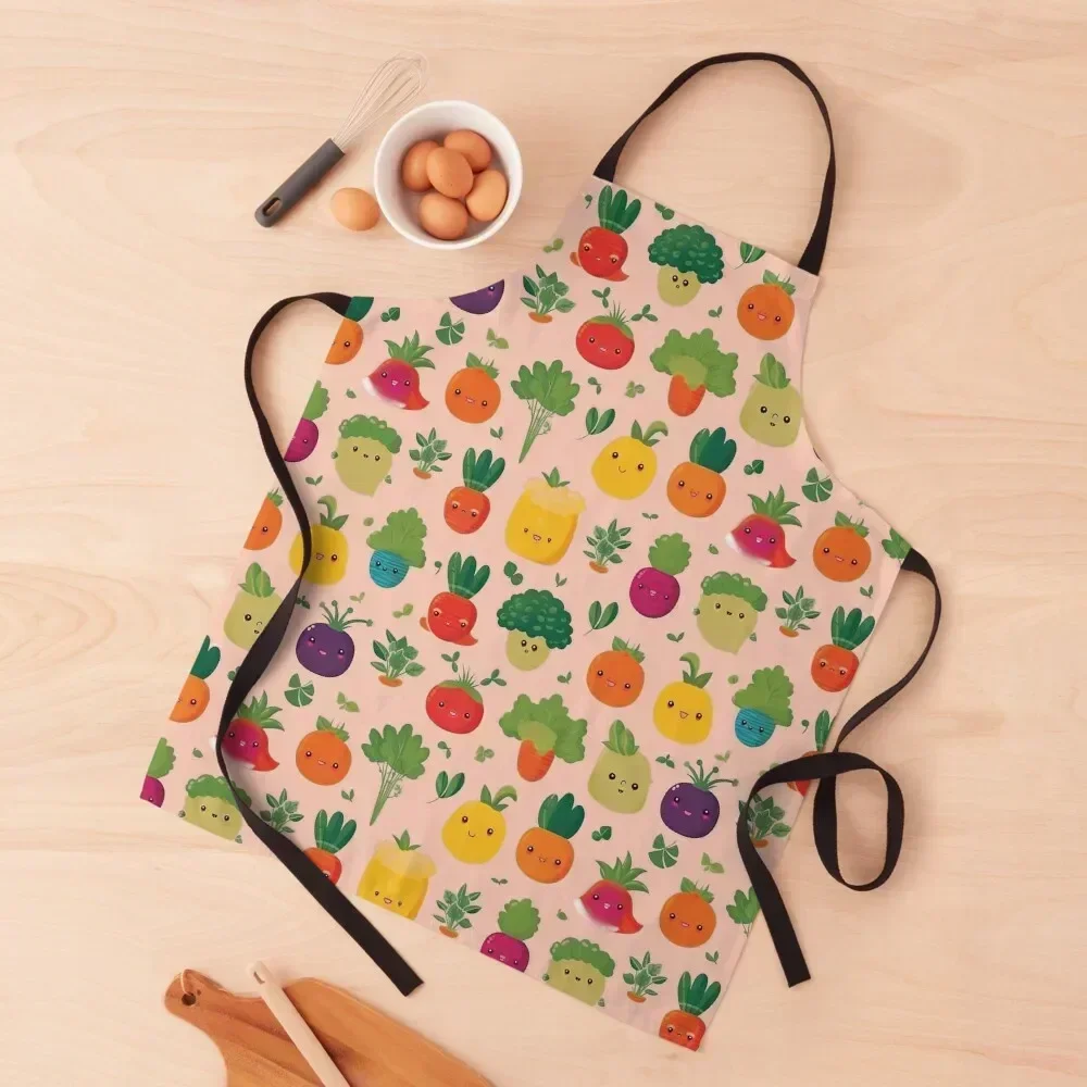 

Devyn's Veggie Friends Apron Men gift Utensils For Kitchen Kitchen And Home Items Household Items Apron