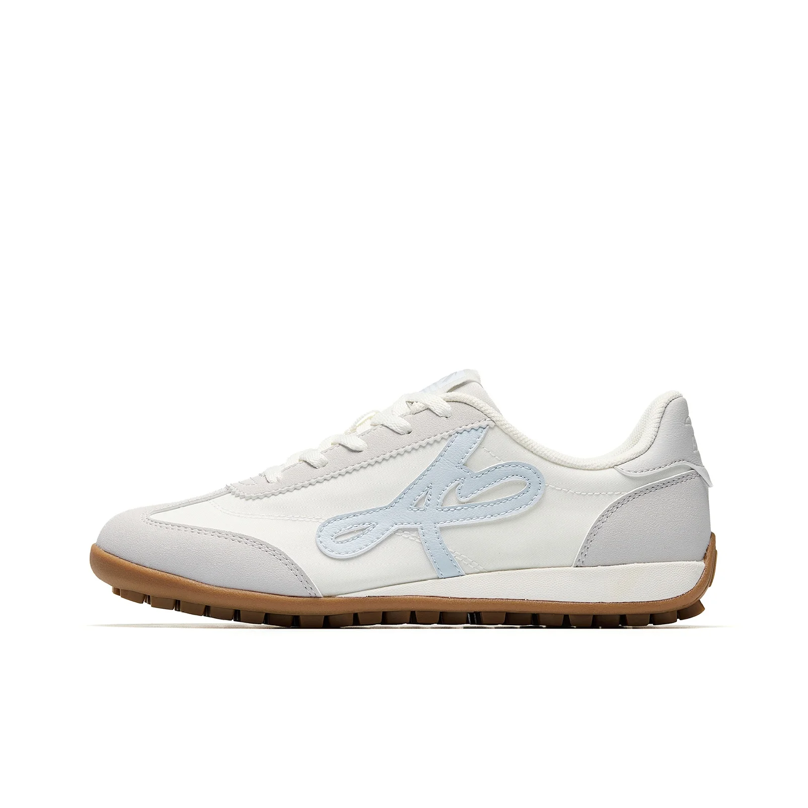 Anta Joyful CLASSIC Abrasion Resistant, Breathable, Lightweight Low top Casual Shoes Women's White Blue Gray 922638840-4