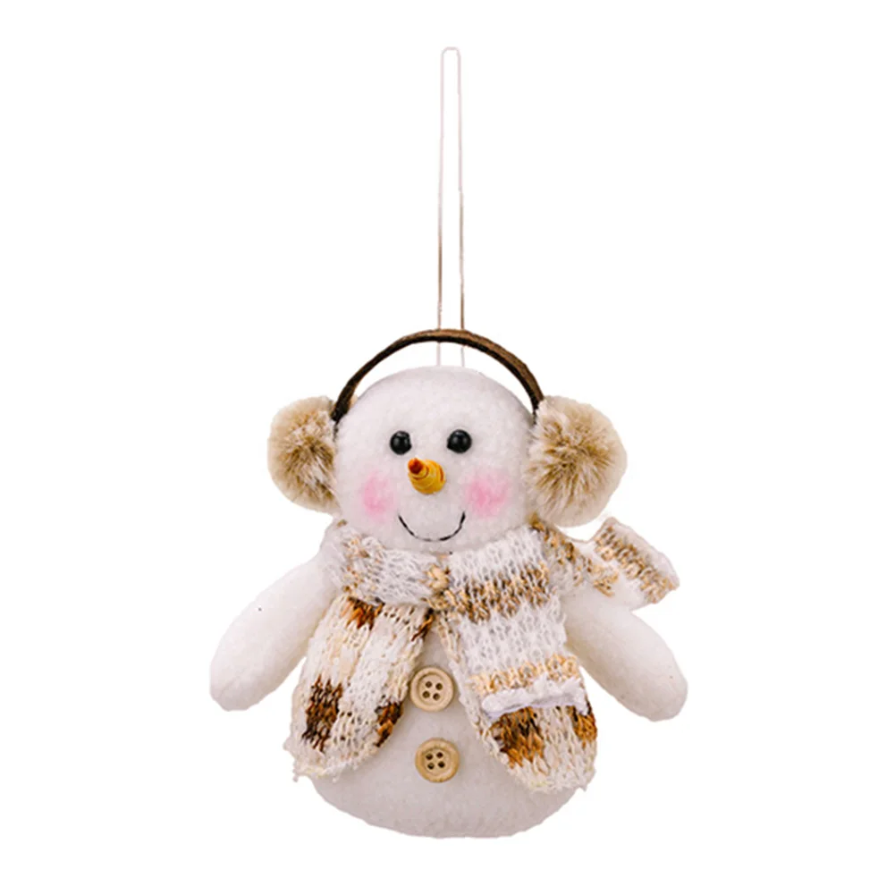 Affascinanti ornamenti per l'albero di Natale Regali di Natale Bambola di Babbo Natale come mostrato Ornamento natalizio Versatile display gioioso da appendere