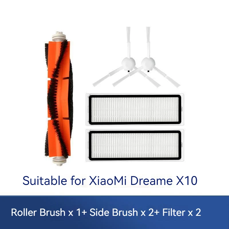 استبدال قطع الغيار ل شاومي دريمي X10 روبوت فراغ فرشاة الرئيسية الجانب فرشاة هيبا تصفية ممسحة منصات