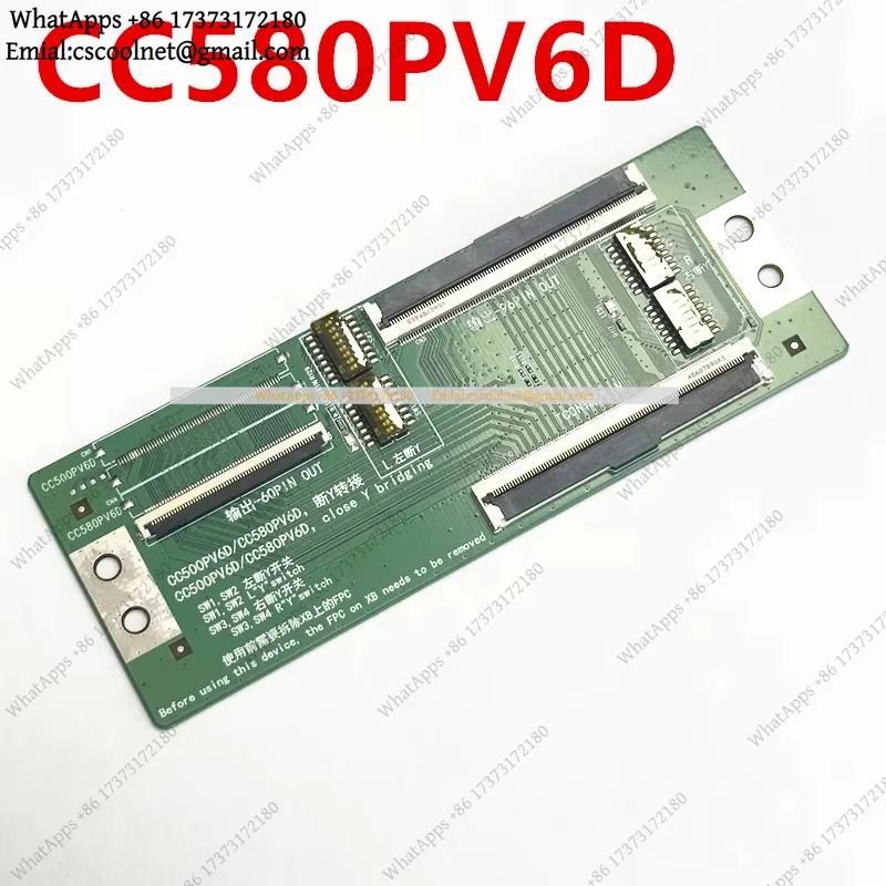 k3 Close Y Bridging Adapter Plate for CC500PV6D CC580PV6D T-Con Board IN 60Pin 96Pin OUT LCD Panel Conversion Tool