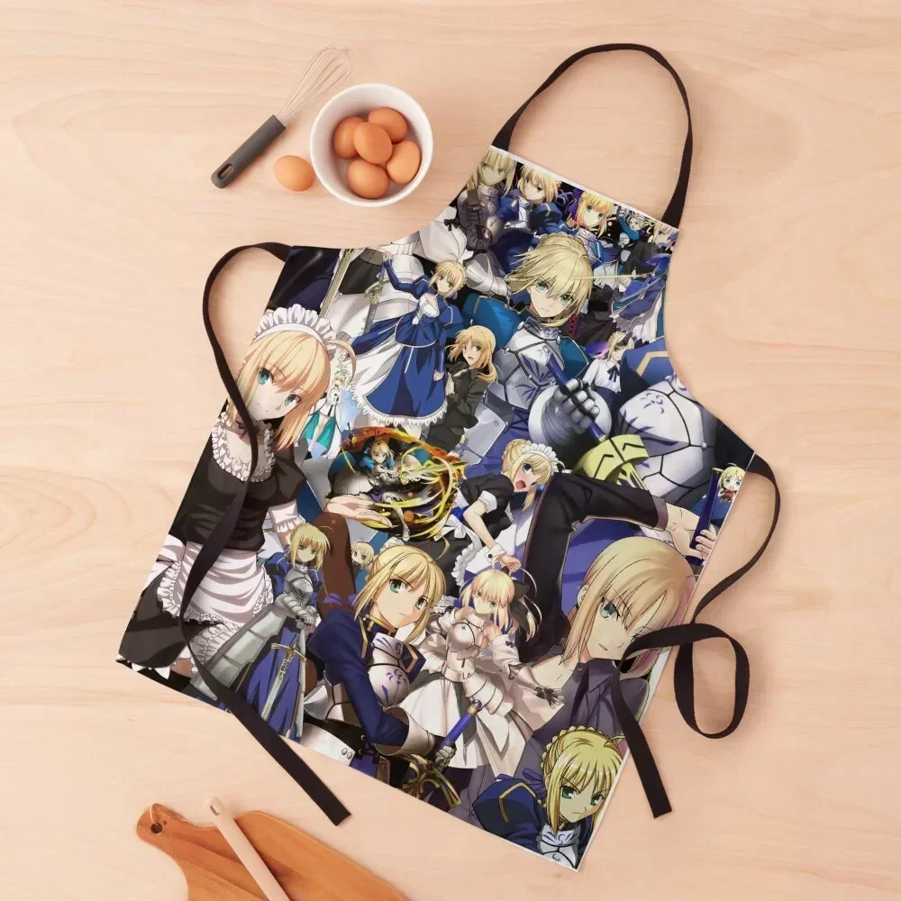 

Saber Artoria Love Apron kitchen item kitchen and home For Woman All For Kitchen And Home Apron