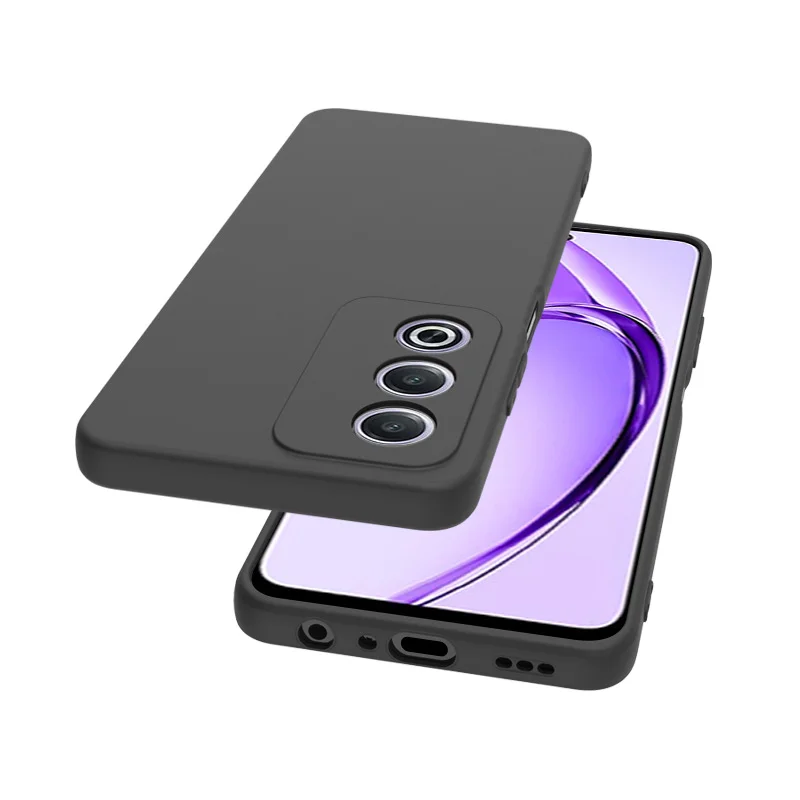 For OPPO A80 5G Case Slim Matte Black Soft TPU Phone Case For OPPO A80 CPH2639 Silicone Back Cover OPPO A 80 Funda Capa Carcasa