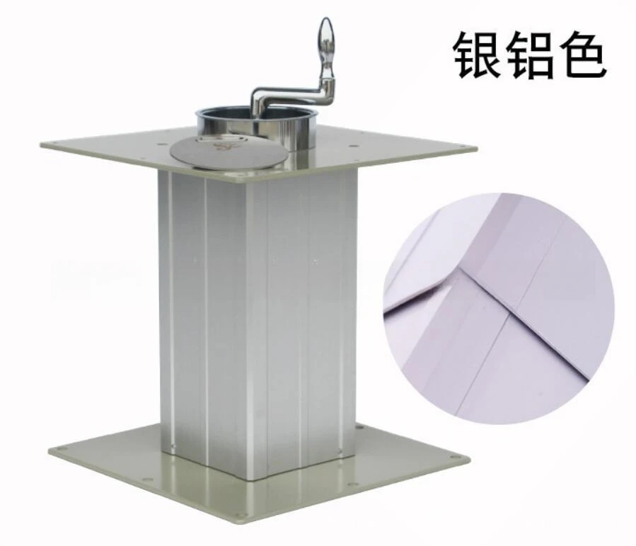 Car lift table RV, table legs change bed hand lift, can be supported by bed