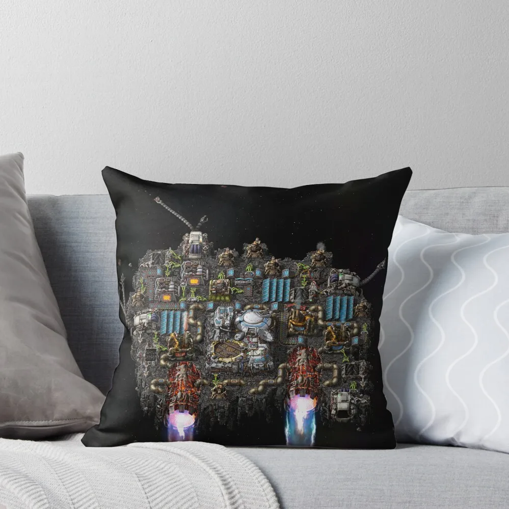

Factorio Ship Throw Pillow Cushion Cover For Sofa Pillow Decor sleeping pillows pillow