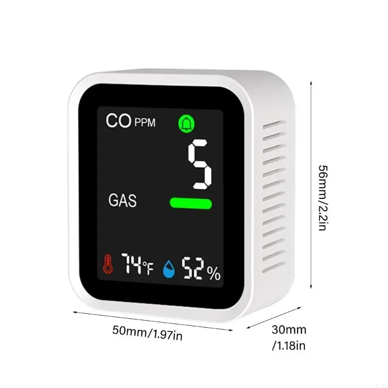 Multifunctional Homes Gas Detectors for Carbon Monoxide Methane & High Sensitivity Sensors Fast Alarm for House K1KF