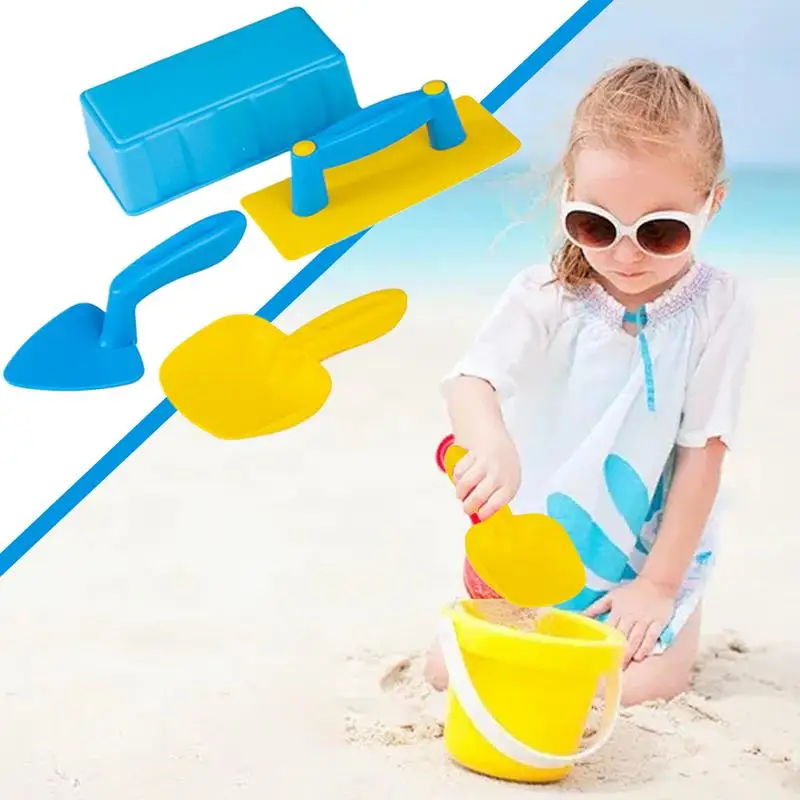Giocattoli di sabbia per bambini Set di costruzione di giocattoli per sabbie da neve Set di strumenti per stampi per pala Kit di costruzione di castelli Giochi all'aperto per bambini Estate per bambini