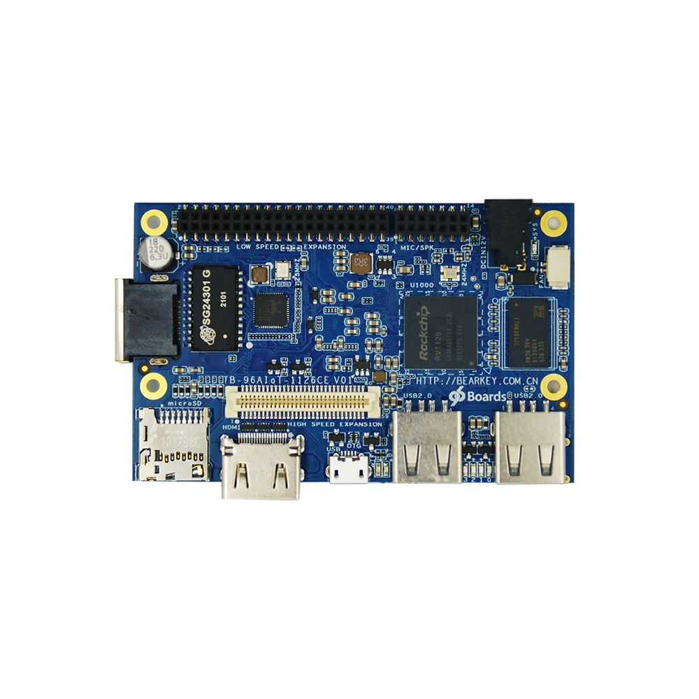 Linaro CE2.0 TB-96AIOT-1126CE 1GB+16GB AI Development Board  Rockchip RV1126 for IOT/AI/Machine Learning/Face Recogniti