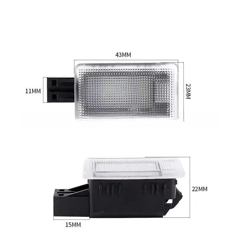 

New for Trunk Light ANGRONG CANBUS White High Quality LED Footwell Courtesy Under Door Step Light XC90 XC60 XC40 S80S60Light