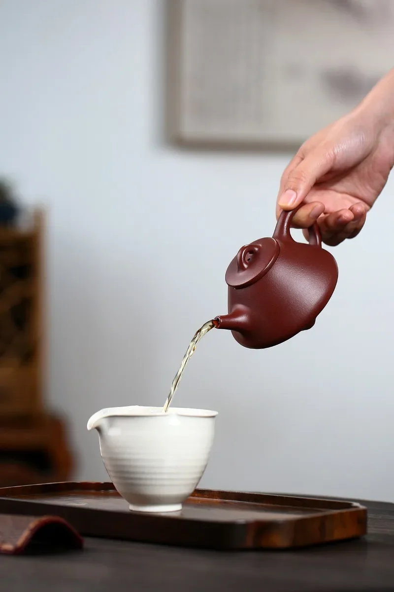 Yixing Handmade Purple Clay Teapot, Raw Ore,tea Pot, Kung Fu Tea Set 200ml
