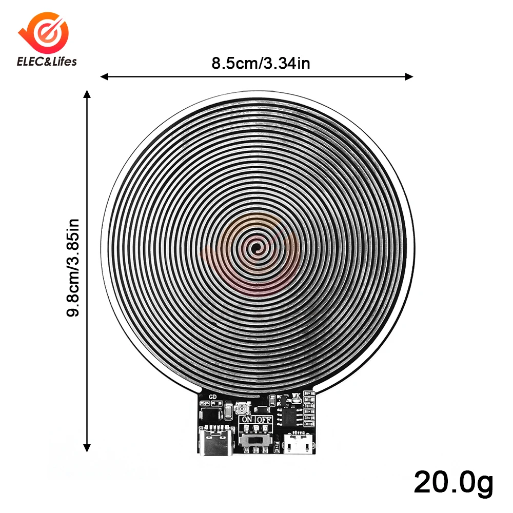 7,8Hz Schumann Wellen Ultra-Niederfrequenz-Impuls generator Schlaf verbesserer kreisförmiger Schumann Wellen generator für den Home-Office-Einsatz