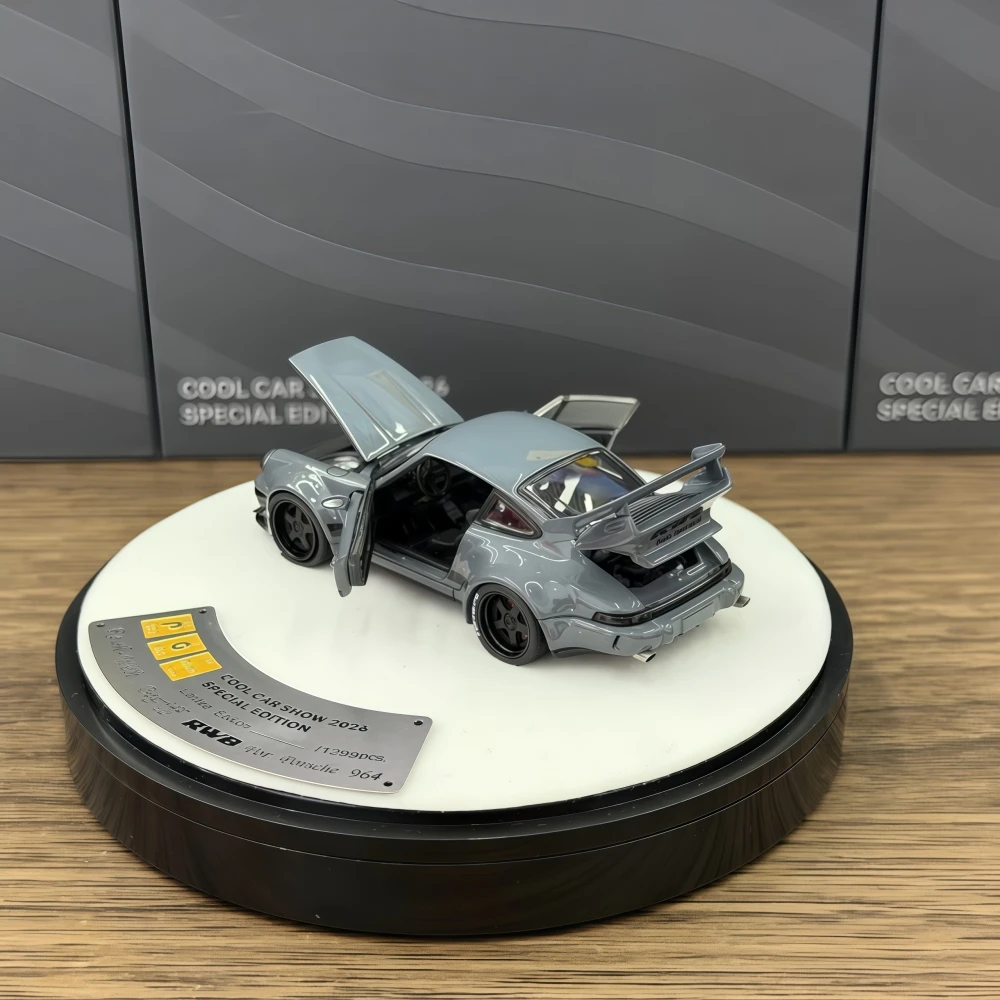 

PGM 1/64 RWB 964 Gray Diecast Fully-Opened Model Car In 2025