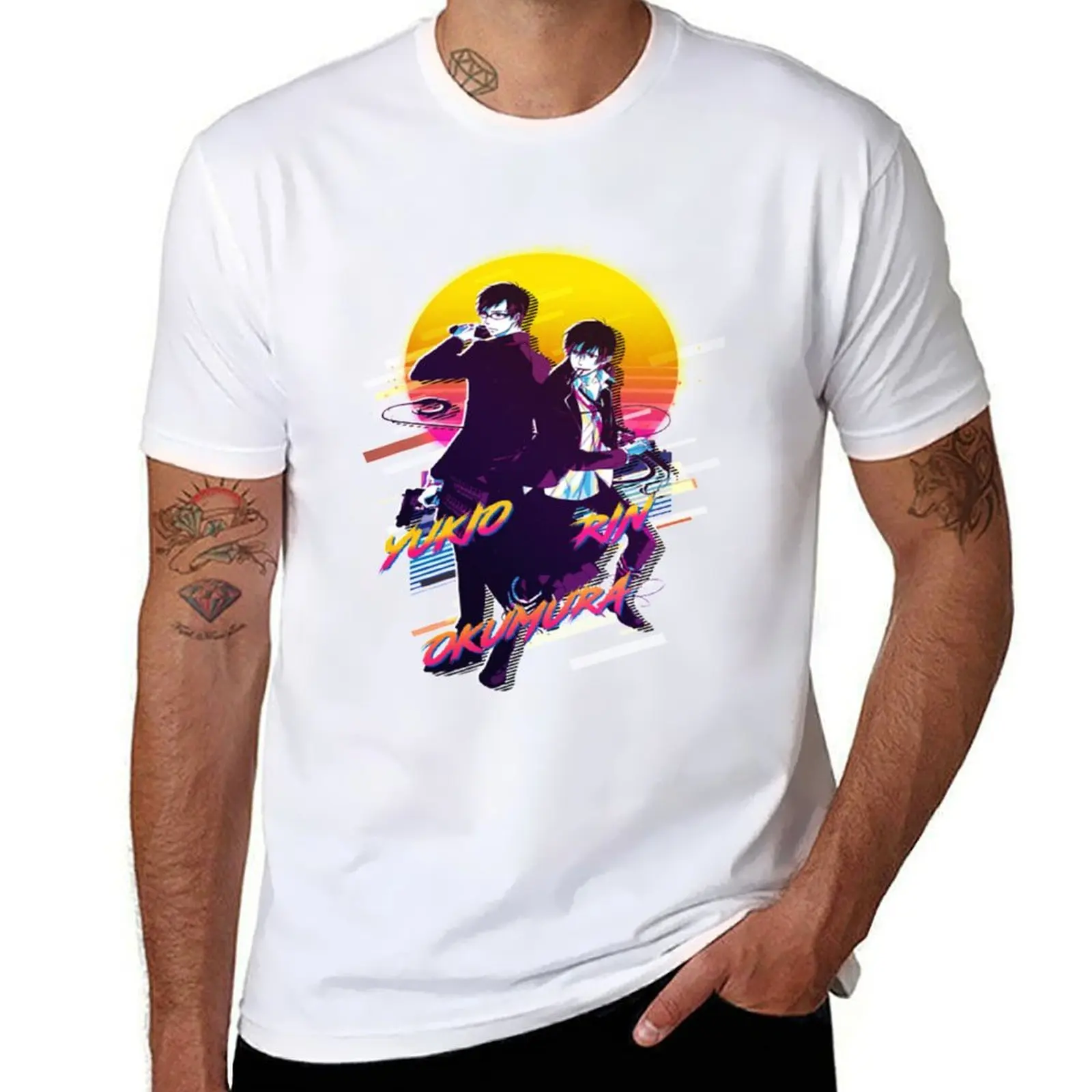 

Rin Okumura and Yukio Okumura T-Shirt printed t shirts for man t shirt man designer T-Shirt