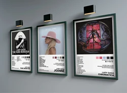 American Singer Lady Gaga Music Album Cover The Fame Monster Poster For Room Canvas Painting Print Art Home Wall Decor Pictures
