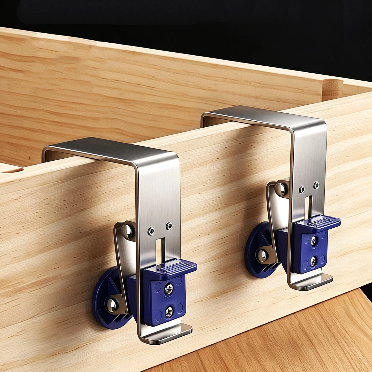 Woodworking Jig Steel Drawer Panel Clips Drawer Front Installation Clamps Cabinet Tool Home Furniture Installation & Repair Tool