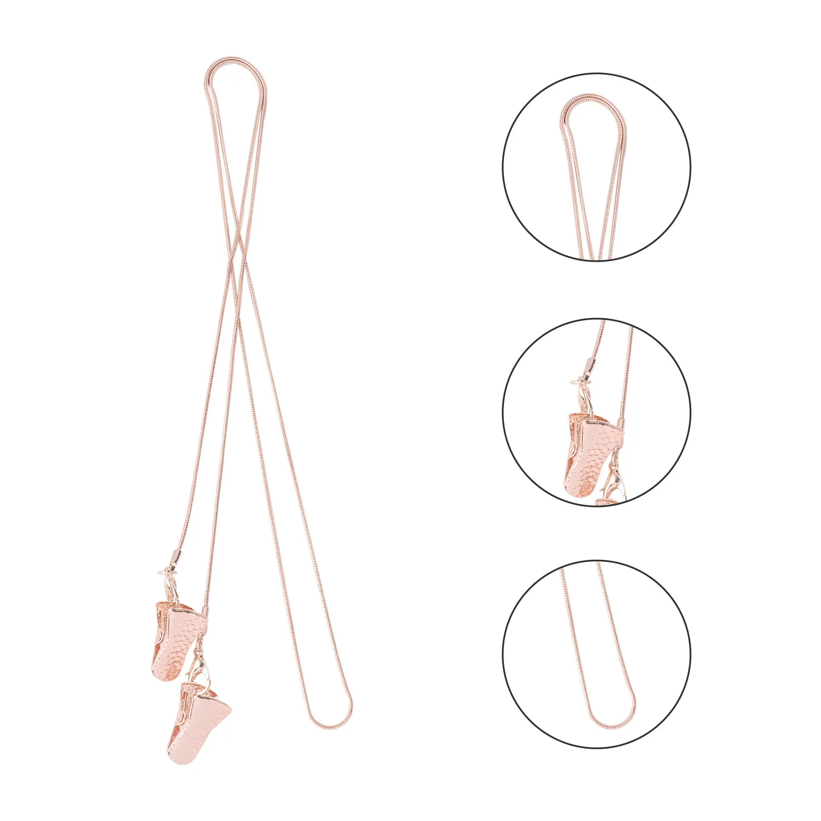 Sunglasses Hanging Chain Eyeglasses Cord Mask Neck Cord Fashionable Chain Pendant Anti- Slip Eyeglass Rope For