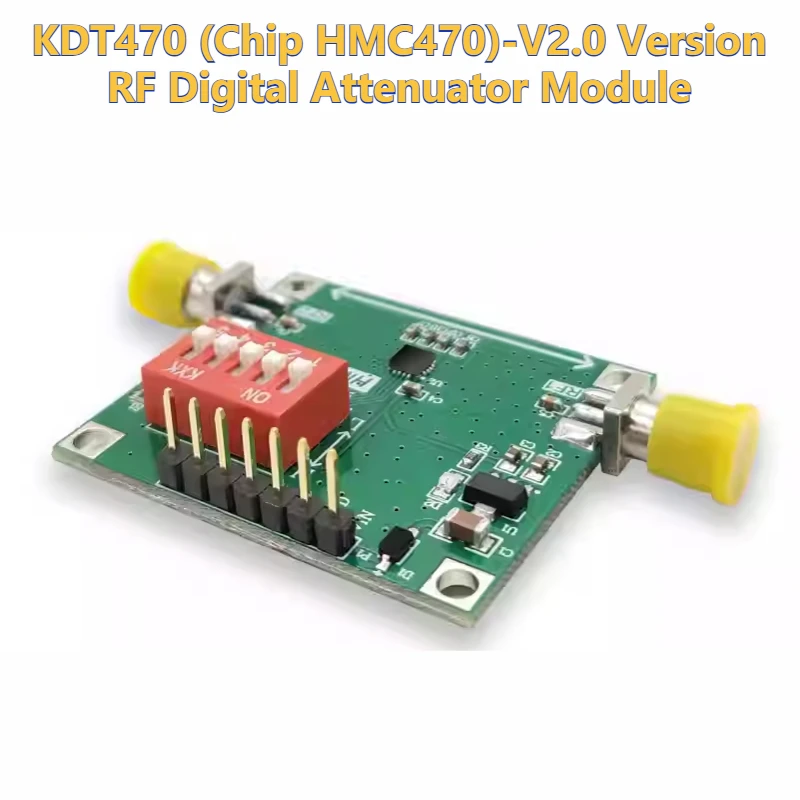HMC470 Digital RF Attenuator Module DC-3GHz Attenuation Adjustment 1dB Step 31dB Attenuation Value KDT470-005