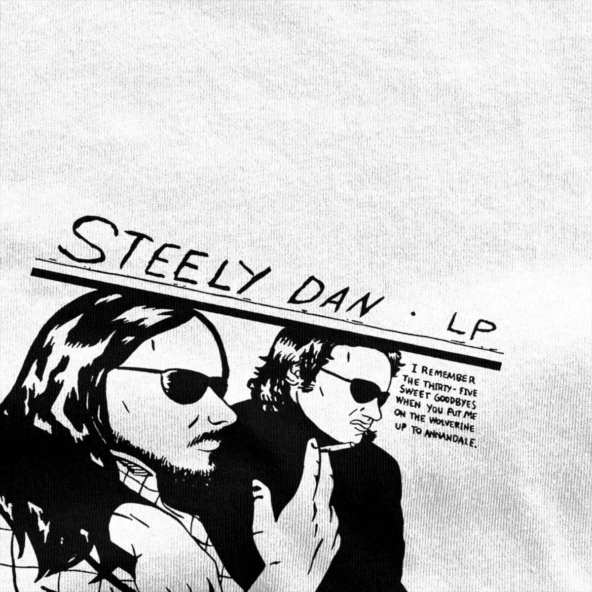 Steely Dan For Fans T-Shirt band singer Fashion T-Shirts Short Sleeves Awesome Tops Summer Pure Cotton O Neck Oversize Top Tees