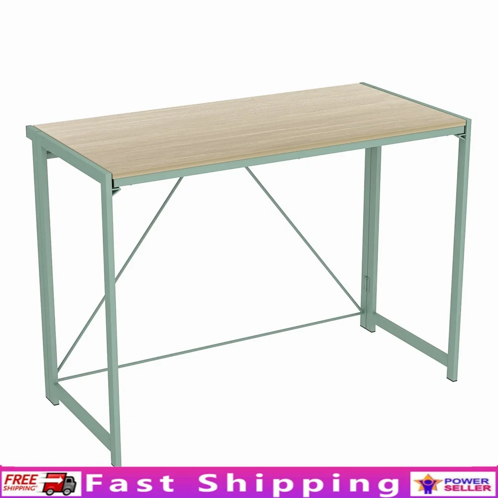 

Складной стол с натуральной верхней рамой для шалфея Компактный компактный стол для домашнего офиса, кабинета, пикника, простая сборка