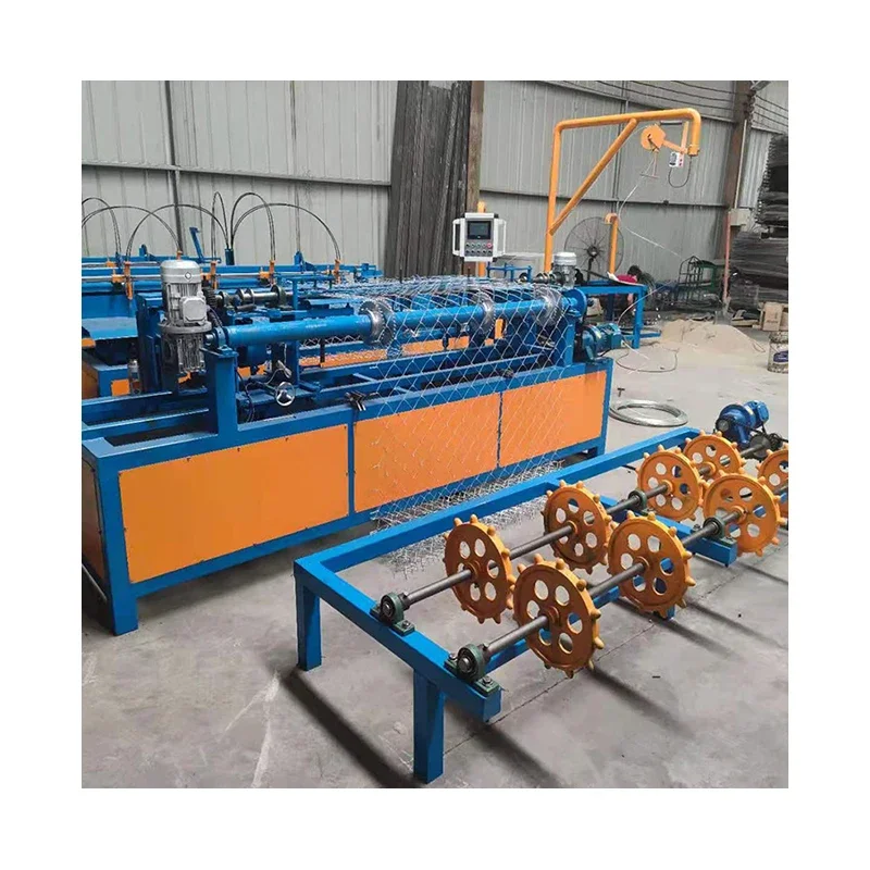 Factory Automatic Single Wire Full Automatically Chain Link Fence Machine