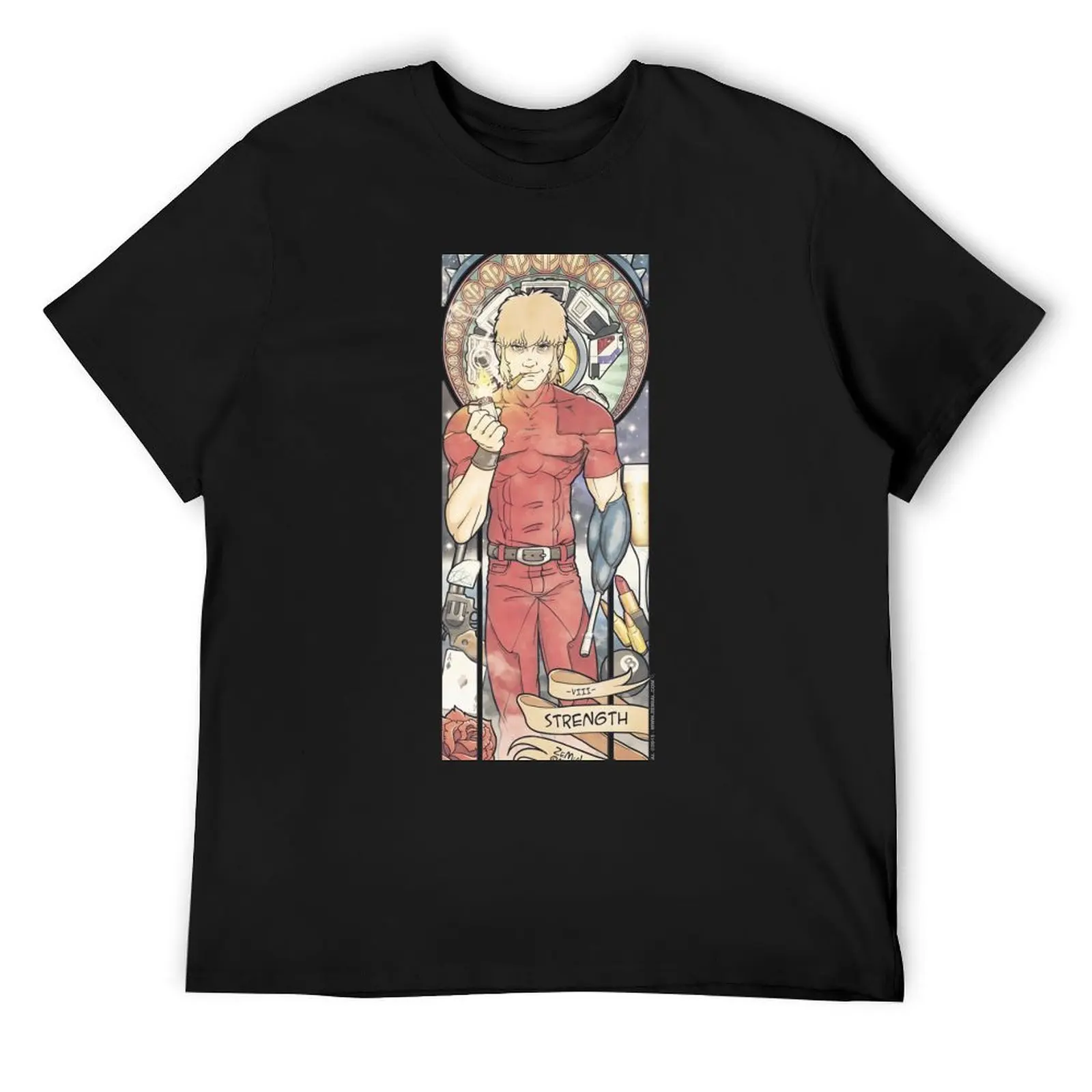 

VIII - THE STRENGTH (ZeMiaL) T-Shirt graphic tee shirt quick drying graphic t shirt vintage blanks mens big and tall t shirts