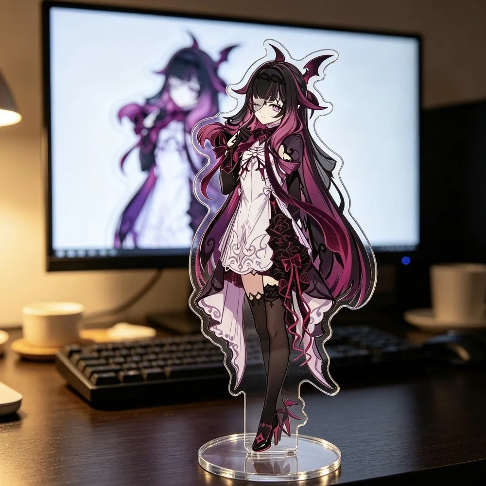 Game Yuanshen Peripheral Characters Columbina Hyposelenia Sandrone Acrylic Standing Sign Model Plaque Keychain Display Ornament