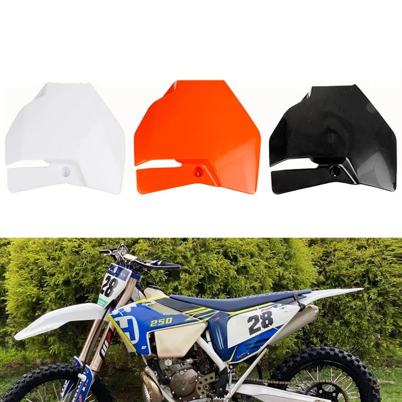 For KTM 125 150 250 350 450 SX XC-F SX-F 2016-2017 Motorcycle Front Number Plate Name Plate Plastic Cover