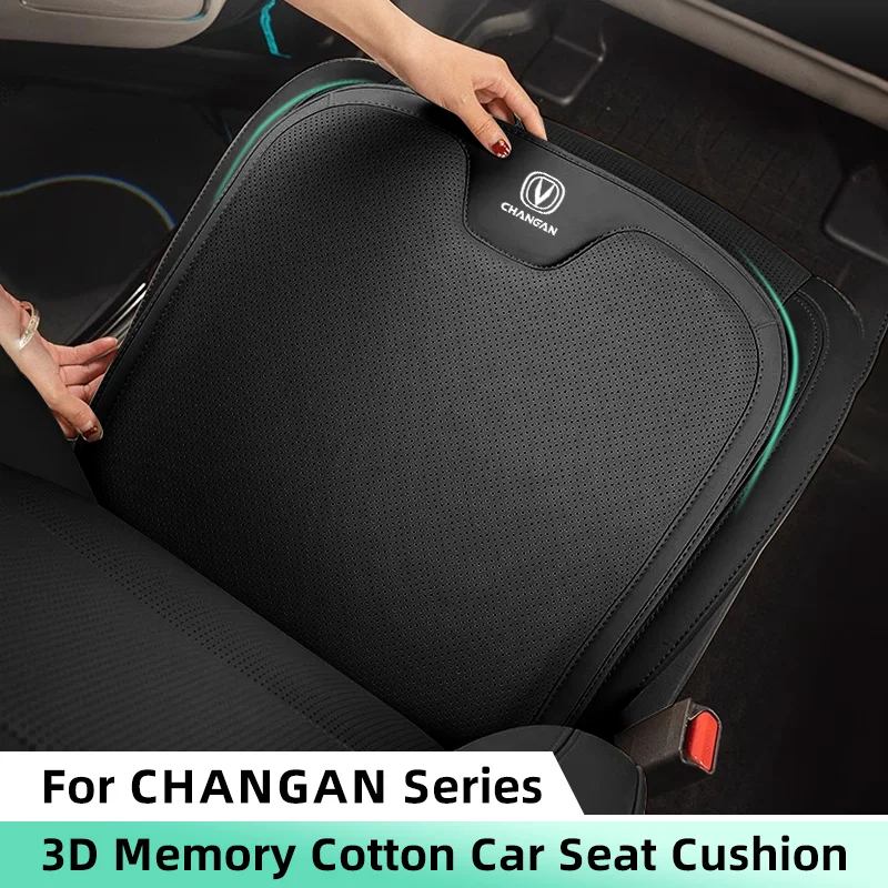 Leather Car Seat Cover Breathable and Non-slip Front Auto Seat Cushion Protector Mat for Changan CS35 alsvi CS55 CS75 CS85 CS95