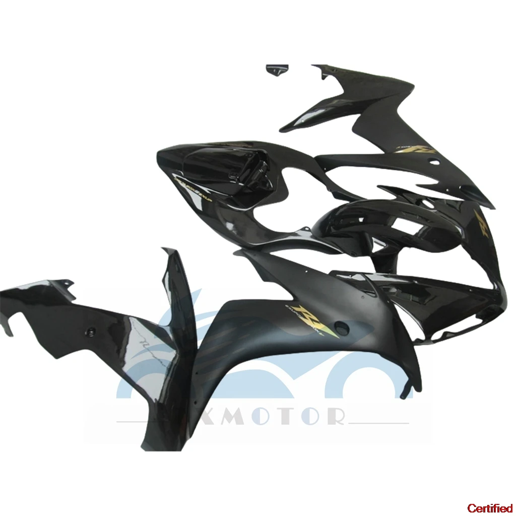 

Painted Motorcycle Fairing Kit for YZFR1 2004 2005 2006 YZF R1 04-05-06 Sportbike ABS 100% Fit Injection Bodykit Black