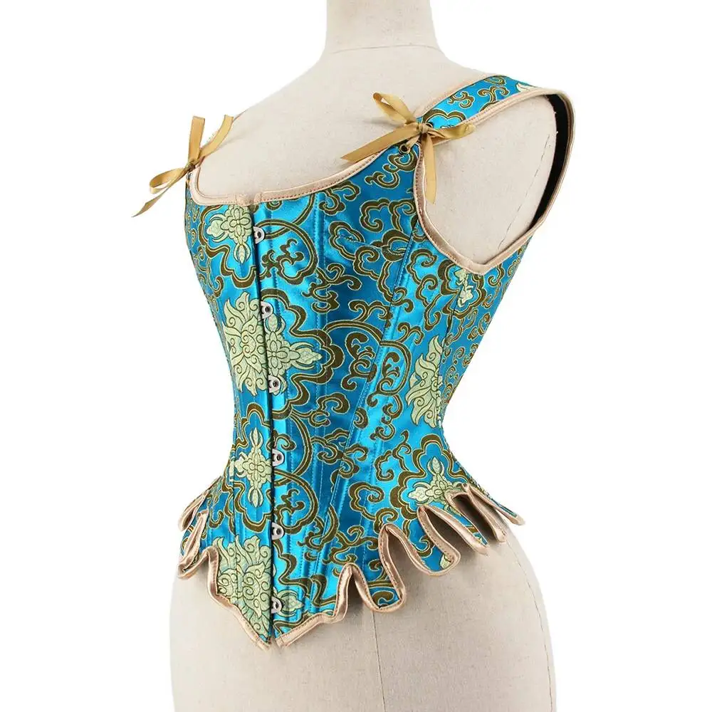 Corset Top Vintage Gothic Bustiers Corsets Women Vest Corset Hourglass Waist Trainer Overbust Corselet Steel Boned SP54