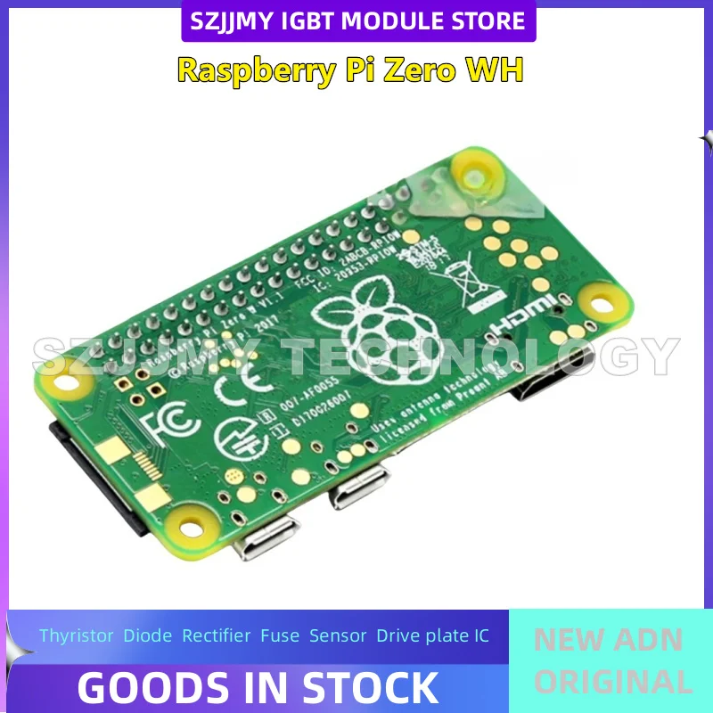 

BCM2835 Raspberry Pi Raspberry Pi Zero WH встроенный Wi-Fi/Bluetooth с контактным разъемом НОВЫЙ ОРИГИНАЛ НА СКЛАДЕ