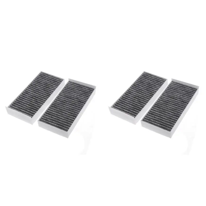 Compact 4Pcs Car Cabin Air Filters For -BMW I3 2 F45/F46 220I/225I/218I JCW F54/F55/F56 Mini Cooper 2014 2015 64319321875