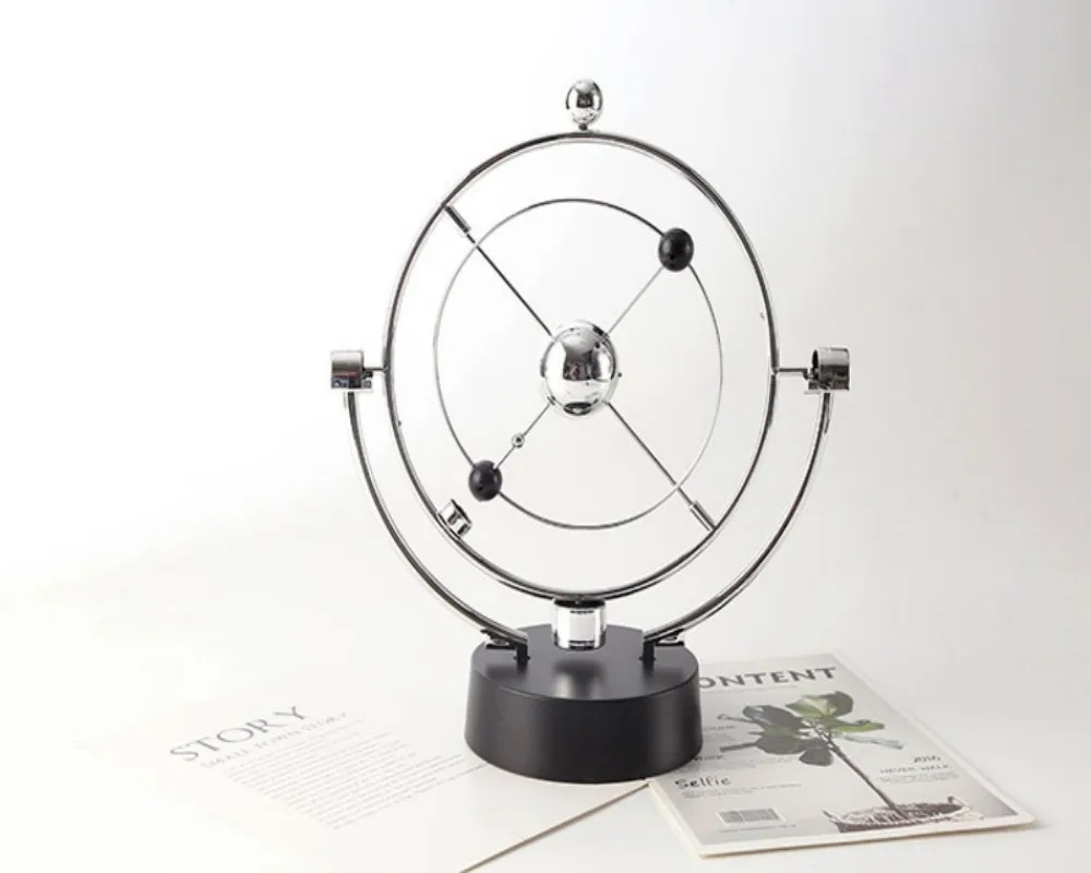 Himmlische orbitale Ornament-Büro-Schreibtisch-Ornamente, Galaxie-Perpetuum-Motion-Instrument, geschäftliches Kunsthandwerk, afrikanische Ornamente, Geschenke – Detail 6