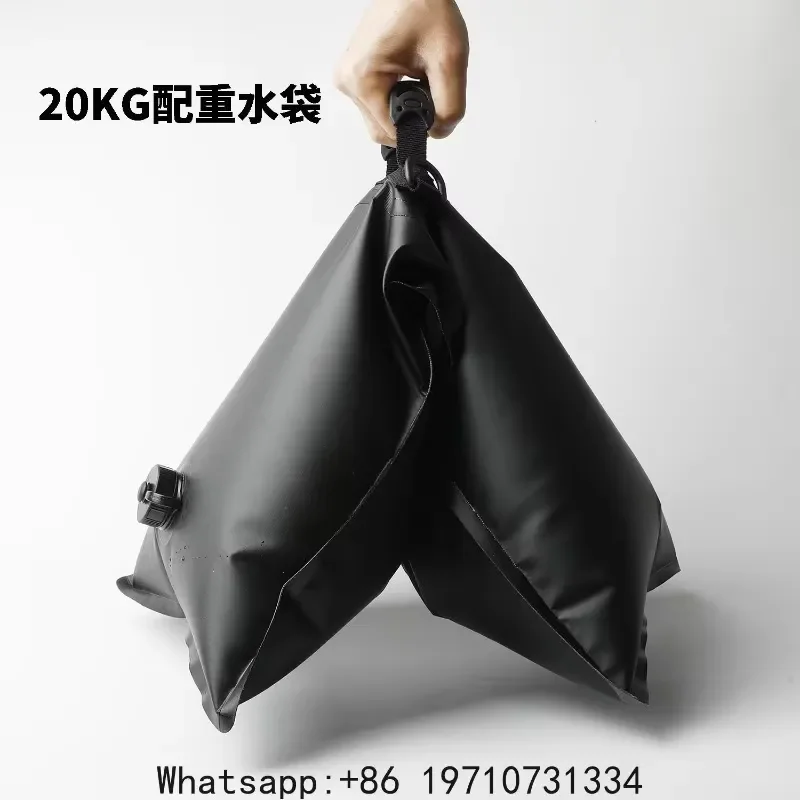 for Roller Banner Stand Heavy Duty PVC Water Bag Weight with Clip Mesh Handle Outdoor Stability Base Counterweight Portable
