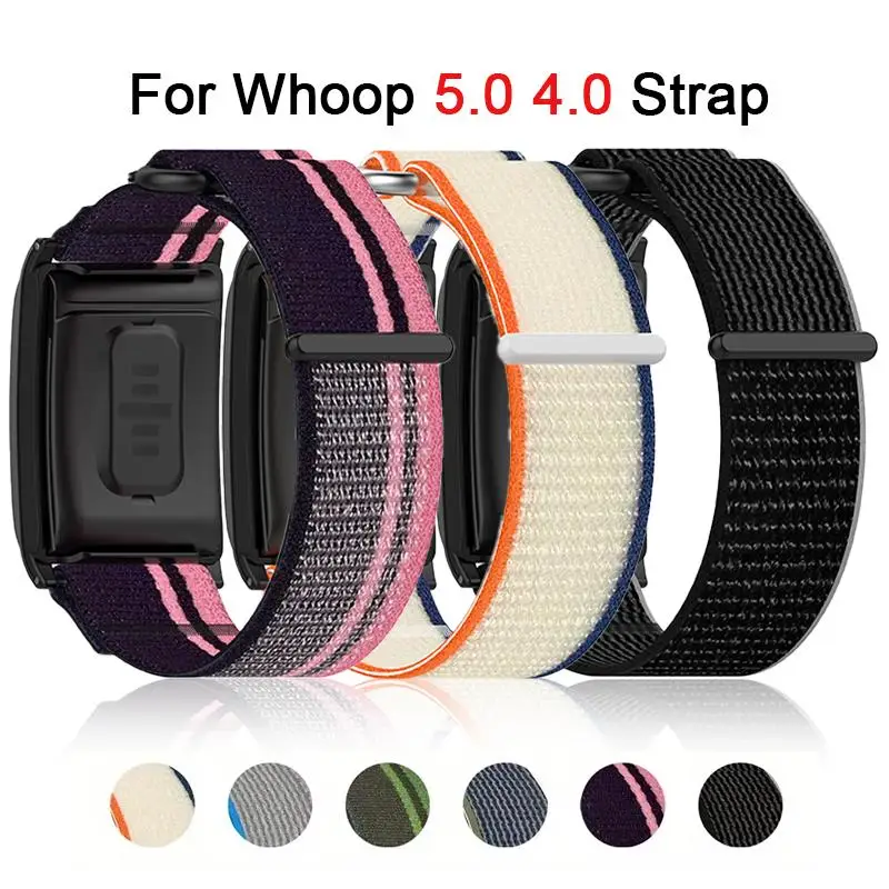 Sport Nylonband für Whoop 5.0 4.0 Armbänder Dehnbares Smartwatch-Armband Correa elastischer Handgelenkersatz für Whoop 4.0 5.0 Bänder