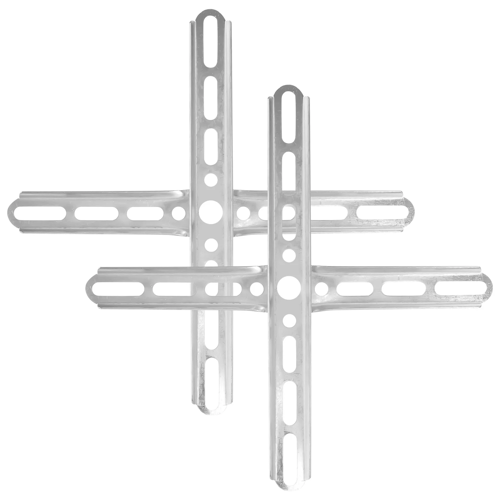 

2Sets Metal Cross Mounting Bracket for Light Fixture Ceiling Lamp Holder Strong Stable Fit Canopy Chandelier Easy to Install