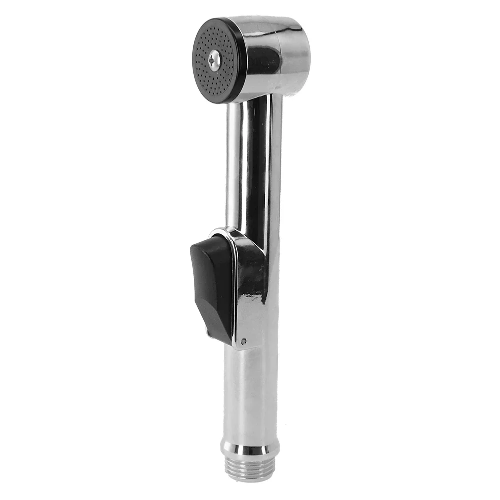 Hand Held Head Set Shower Stainless Steel 1 Pcs Sprayer 1 Kit Accessories Exquisite Practicall Toilet Bracket Douche