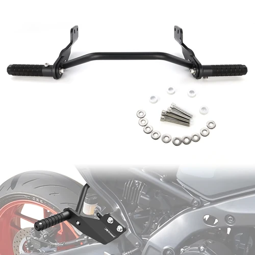 オートバイ鋼サブケージスタントケージ後部乗客フットペグクラッシュバーエンジンガードヤマハ MT-09 MT09 MT 09 SP 2021 2022 2023