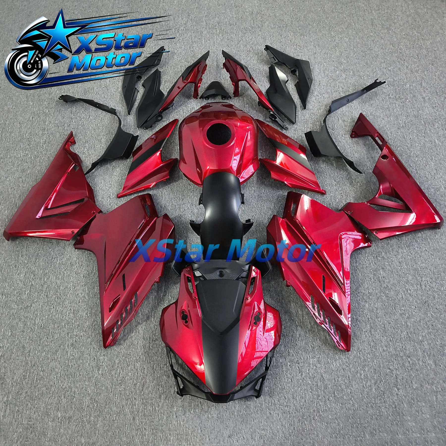 Per Hxlmotor Adatto Per Honda CBR500R 2024-2025 Kit Carene Carrozzeria Kit Carene Kit Carene Completo Carene Carrozzeria ABS Resistente-image