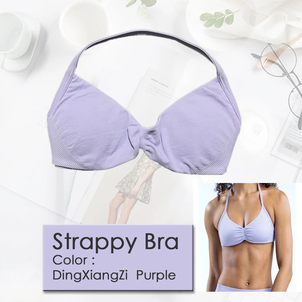 

Impact new product - women's comfortable lingerie with underwire, neck strap, thin belt, and sports-style back design