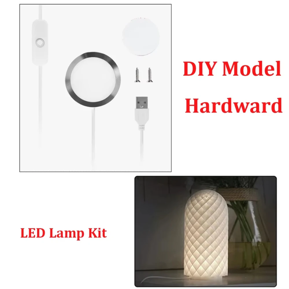 LED Lamp Kit 001 Warm White DC 5v 3W for Bambu Lab 3D Printer Official Bambu Lab Accessories 3D Printer Parts