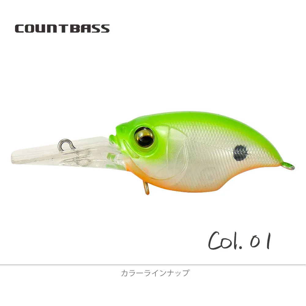 Countbass Wobbler 38 mm 1-1/2 Zoll 43 mm 1-3/4 Zoll 48 mm 1-7/8 Zoll Angelköder Stecker Wobble Fishing Kunststoffköder Wobbler – Detail 26