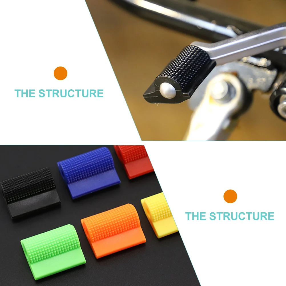 

Universal Motorcycle Shifter Gear Lever Pedal Rubber Cover Heavy Duty Anti Slip Boot Protector for Most Bikes Easy Install