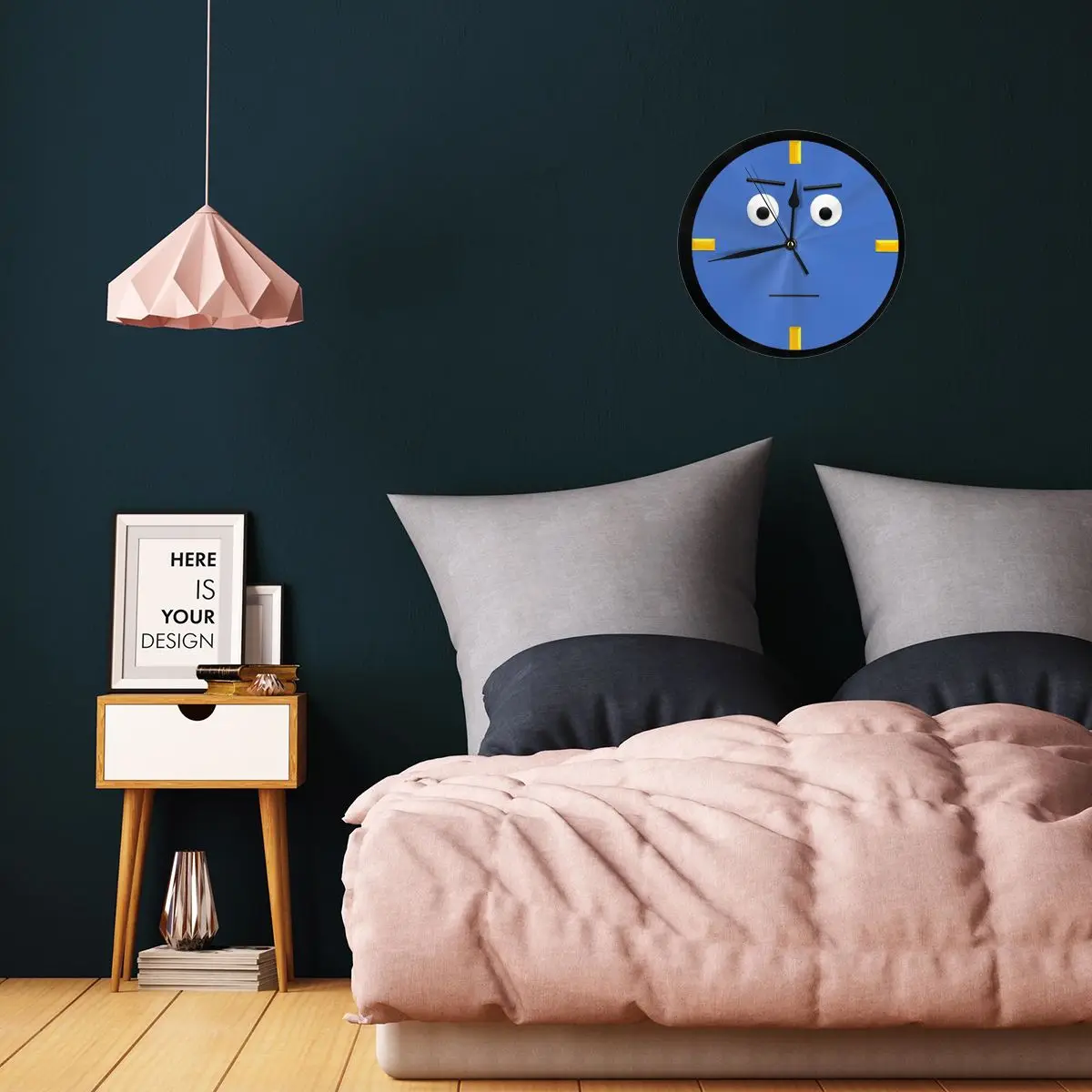 DHMIS - Time Wall Clock Room Decoration Clock Must-have Ornament Round