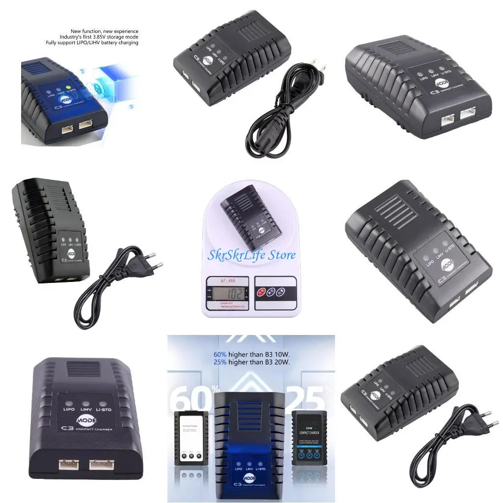 

E65E 2-3S LiHV Convenient Storage Compacting Balance for FPV