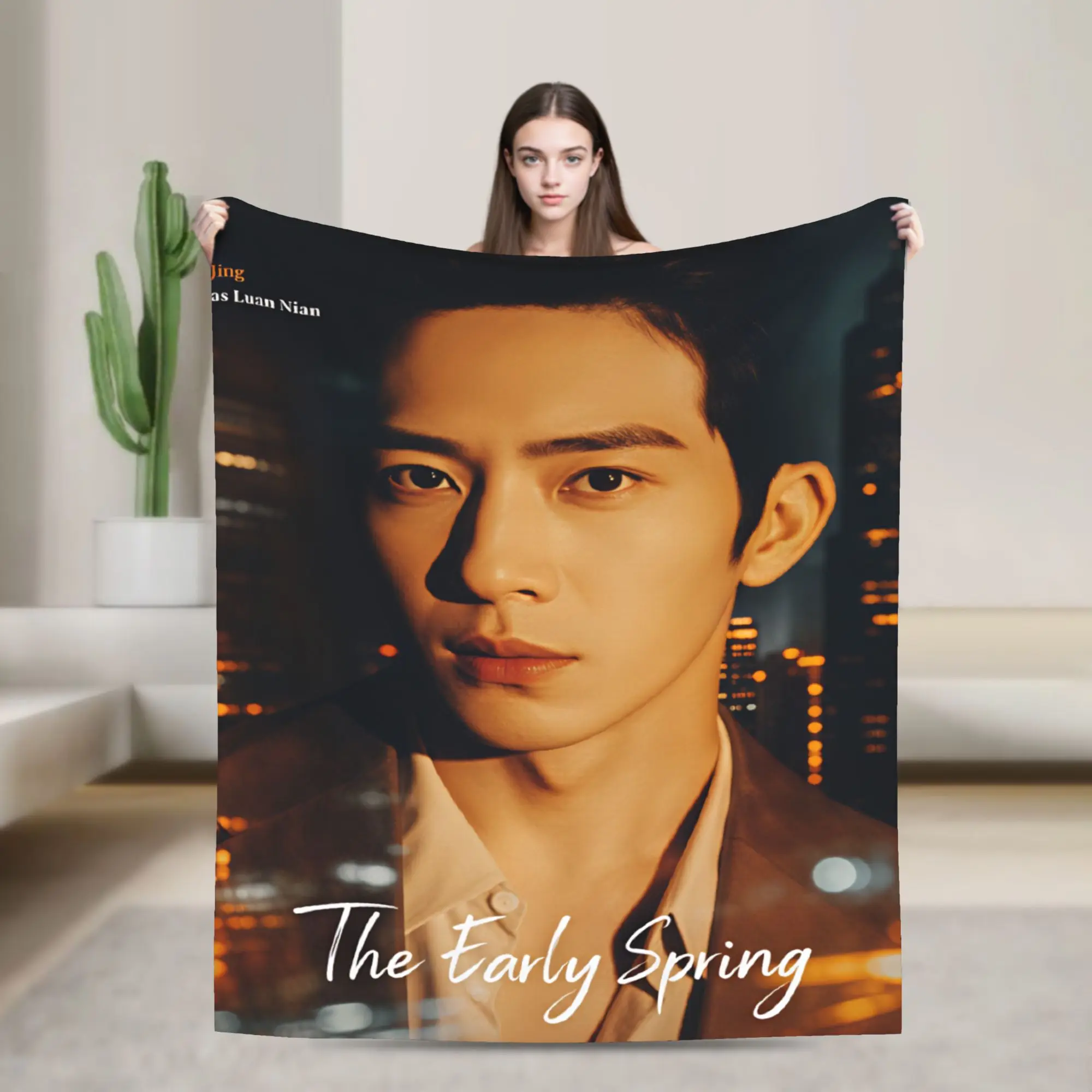 The Early Spring Blankets Quality Super Warm C Drama Throw Blanket Winter Girls Boys Couch Bed Graphic Bedspread