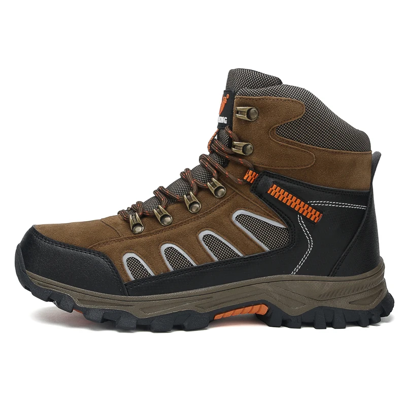 Outdoor-Wanderschuhe für Herren, Wanderschuhe für vier Jahreszeiten, niedrig geschnittene Wanderschnürschuhe, wasserdichte und rutschfeste Sportschuhe für Outdoor-Reisen