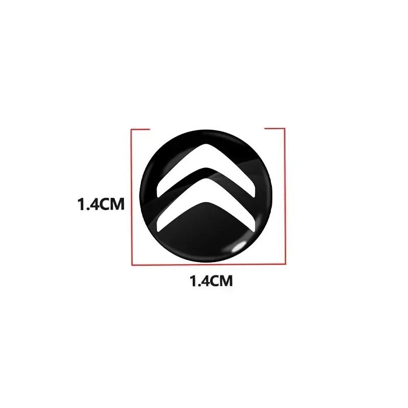 14mm Car Key Emblem Stickers Auto Control Key Logo Car Accessories for Citroen DS3 DS4 DS5 C1 C2 C3 C4 C5 C6 C8 DS5LS DS6 C4L - view 2