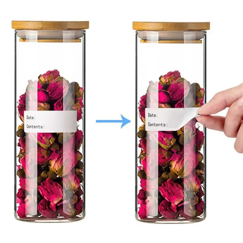 Roll Datum Label Sticker Voor Voedsel Opslag Etikettering Keuken Restaurants Supermarkt Opslag Labels Voedsel Container Opslag Label