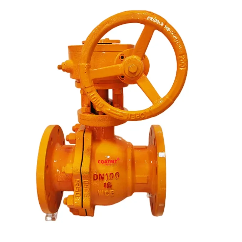 CQATMT ASIN/DIN/API standard 300LB natural gas flange ball valve with high pressure resistance